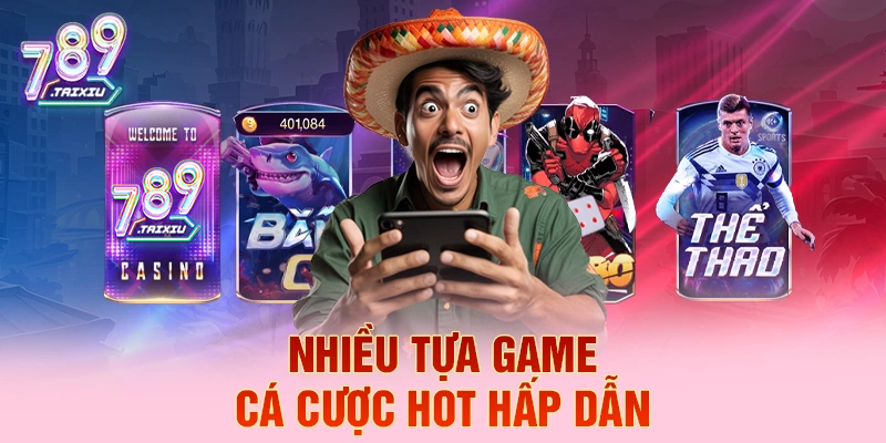 Các trò chơi cá cược hấp dẫn tại vm88